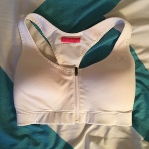 White Sports Bra